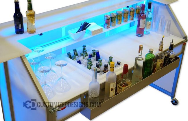 The Portable Bar Company - Circular Segment Ice Bin